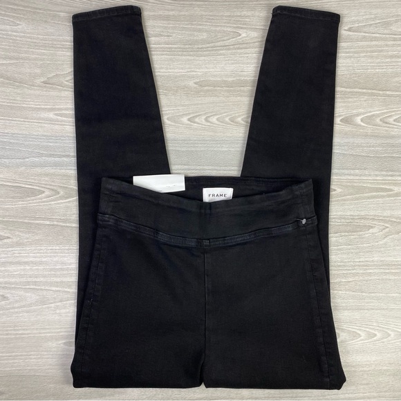 Frame The Jetset Skinny High Rise Crop Skinny Denim Leggings Size Small 2 - Picture 9 of 15